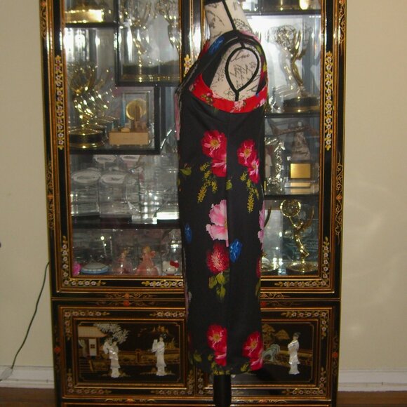 NWT TED BAKER LONDON POLAYO BERRY SUNDAE ASYMMETRICAL DRESS TB2 US6 - Picture 5 of 7